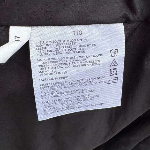 Nautica Insulated Winter Parka with Hood & 4 Pockets, True Black Men's XXL - Picture 14 of 15